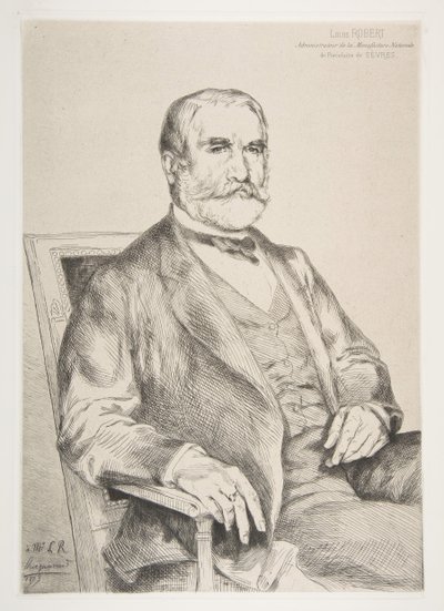 Portrait de Louis Robert - Felix Bracquemond