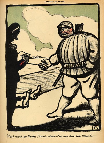 Un propriétaire terrien tue un vagabond, de 