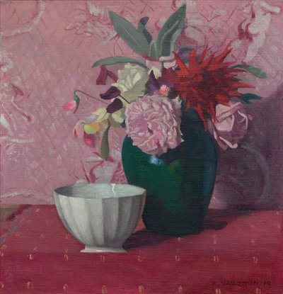 Vase vert et bol blanc, 1919 - Felix Edouard Vallotton