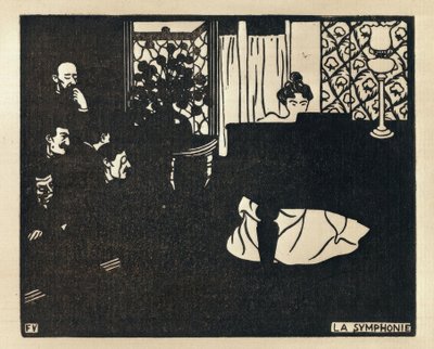 La symphonie - Felix Edouard Vallotton
