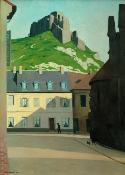 Le Château Gaillard et la place des Andelys - Felix Edouard Vallotton