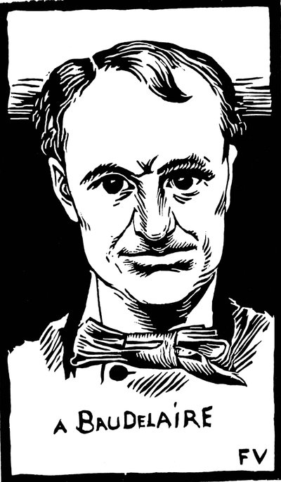 Portrait de Charles Baudelaire (1821-1867) - Felix Edouard Vallotton