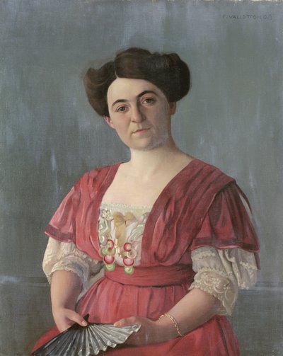 Portrait de Mme Haasen, 1908 - Felix Edouard Vallotton
