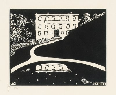 La Nuit - Felix Edouard Vallotton