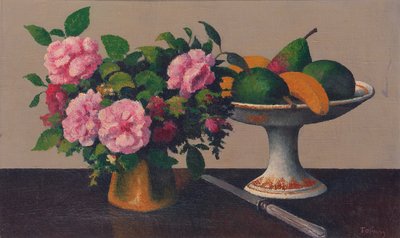 Nature morte avec fleurs et fruits - Felix Elie Tobeen