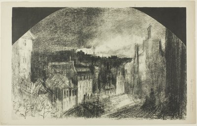 Fête nationale à Montmartre - Felix Hilaire Buhot