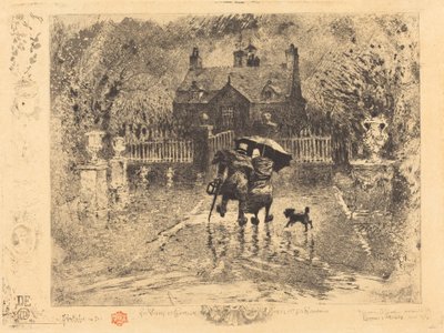Les Voisins de Campagne - Felix Hilaire Buhot
