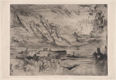 Les Esprits des Villes Mortes - Felix Hilaire Buhot