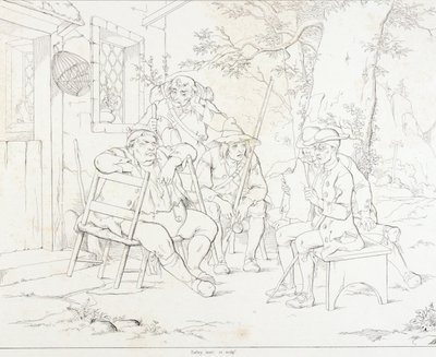 (Rip Van Winkle, illustration) Rip avec Junto à l