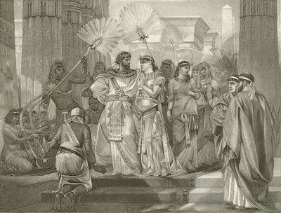 Antoine et Cléopâtre. Acte I, Scène I - Felix Octavius Carr Darley