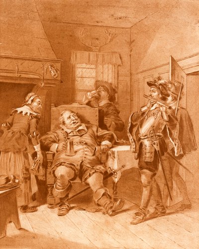 Première partie de Henry IV. Acte III, Scène III - Felix Octavius Carr Darley