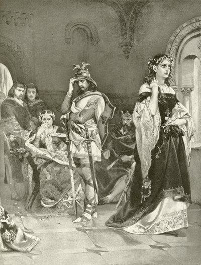 Hamlet. Acte IV, Scène V (gravure) - Felix Octavius Carr Darley