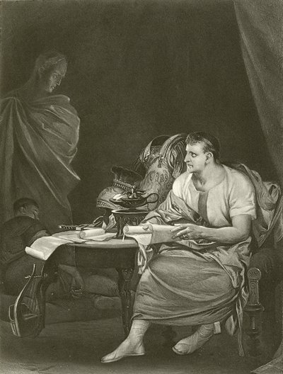 Jules César. Acte IV, Scène III (gravure) - Felix Octavius Carr Darley