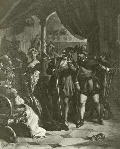 Roi Henri VIII. Acte I, Scène IV - Felix Octavius Carr Darley