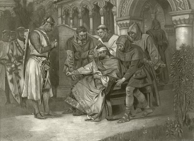 Roi Jean. Acte V, Scène VII - Felix Octavius Carr Darley