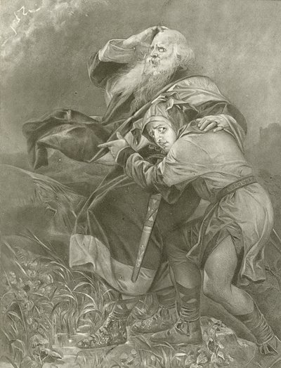 Le Roi Lear. Acte III, Scène II - Felix Octavius Carr Darley