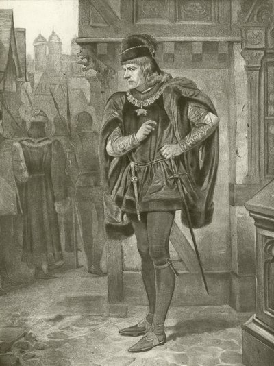 Richard III, Acte I, Scène II (gravure) - Felix Octavius Carr Darley