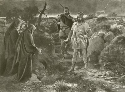 Macbeth. Acte I, Scène III - Felix Octavius Carr Darley