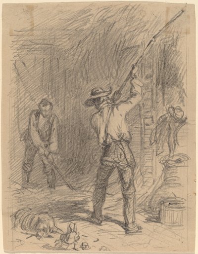 Homme flagellant - Felix Octavius Carr Darley