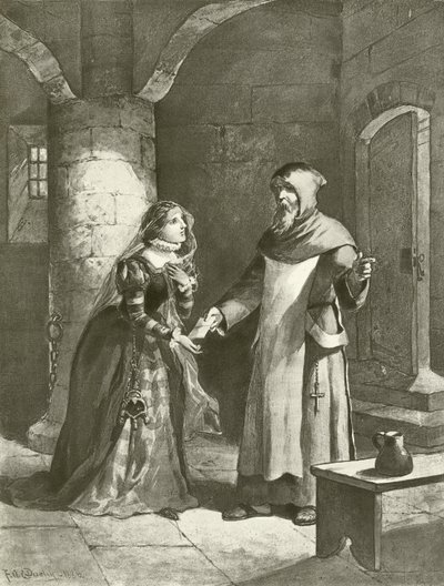 Mesure pour mesure. Acte IV, Scène III (gravure) - Felix Octavius Carr Darley