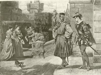 Othello. Acte III, Scène III - Felix Octavius Carr Darley