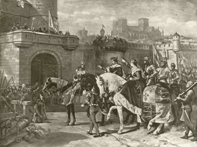 Troisième partie de Henry VI. Acte II, Scène II (gravure) - Felix Octavius Carr Darley