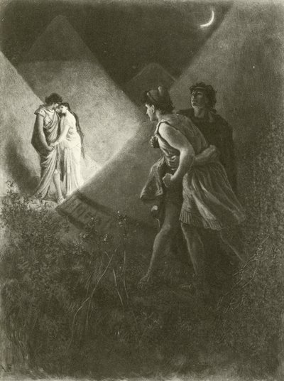 Troilus et Cressida. Acte V-Scène II (gravure) - Felix Octavius Carr Darley