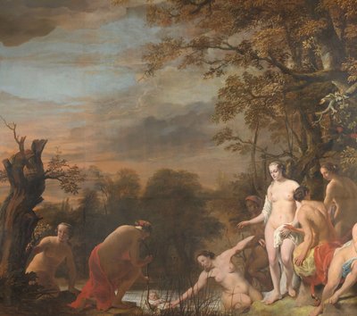 La fille de Pharaon découvre Moïse dans le panier de roseaux - Ferdinand Bol