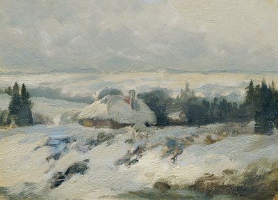 Hauteur bohémienne-morave (de la série « 16 vues de paysages tchèques 