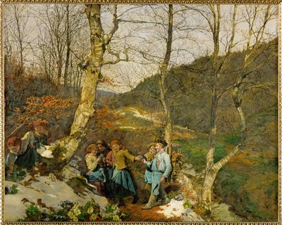 Le printemps dans les bois de Vienne - Ferdinand Georg Waldmuller