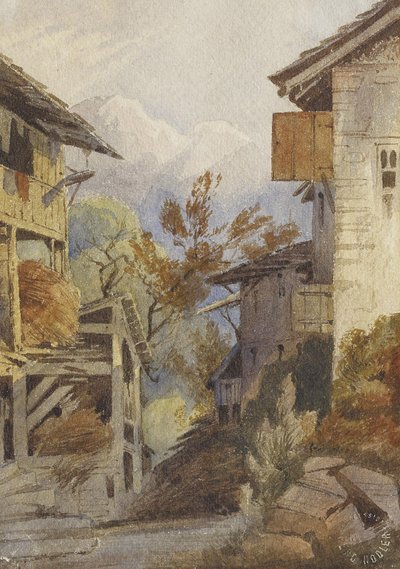 Maisons paysannes en Savoie - Ferdinand Hodler