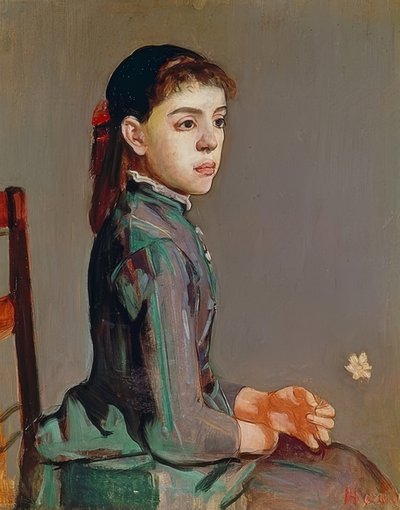 Jeune fille - Louise Duchosal. 1885 - Ferdinand Hodler