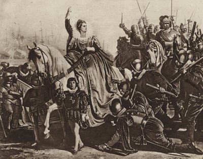 La reine Élisabeth à Tilbury - Ferdinand II Piloty