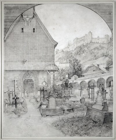 Cimetière Saint-Pierre à Salzbourg, Autriche ... - Ferdinand Olivier