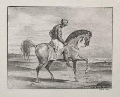 Africain à cheval, 1823 - Ferdinand Victor Eugene Delacroix