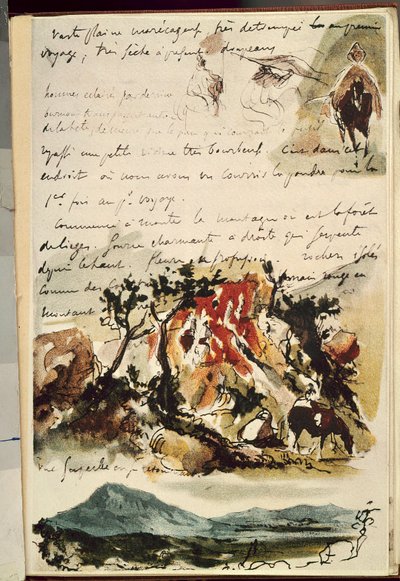 Carnets du Maroc - Ferdinand Victor Eugene Delacroix