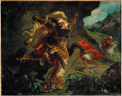 Chasse au tigre - La chasse au tigre ... - Ferdinand Victor Eugene Delacroix