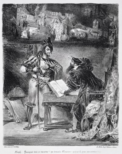 Première Rencontre entre Faust et Méphistophélès : 