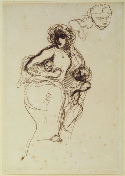 Médée, avant 1838 - Ferdinand Victor Eugene Delacroix