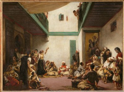 Noce juive dans le Maroc … - Ferdinand Victor Eugene Delacroix