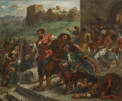 Les fanatiques de Tanger, 1857 - Ferdinand Victor Eugene Delacroix