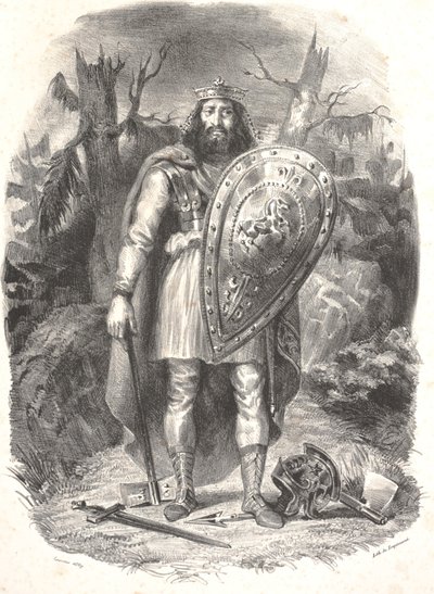 Sans titre, gravé par Godefroy Engelmann - Ferdinand Victor Eugene Delacroix
