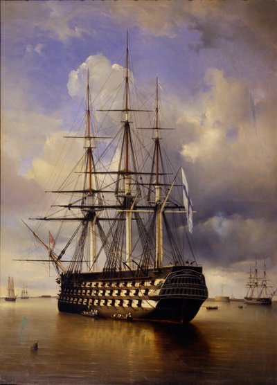 Cuirassé russe Imperator Aleksandr I Empereur Alexandre I, 1840 - Ferdinand Victor Perrot