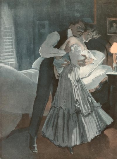 Laisse-moi vite couvrir la cage, Hansi regarde. - Ferdinand von Reznicek
