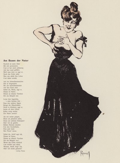 Femme riant - Ferdinand von Reznicek