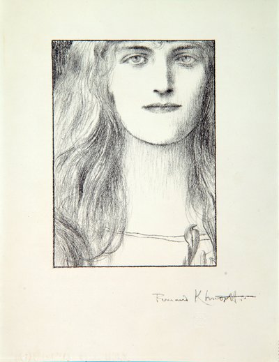 Tête de femme, 1897 - Fernand Khnopff