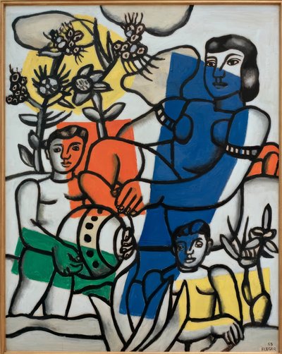 Der Wanderer. Linkes Fragment von Fernand Leger