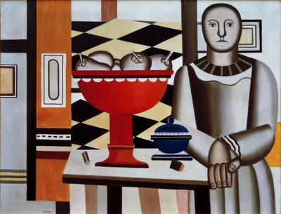 Femme avec coupe de fruits - Fernand Leger