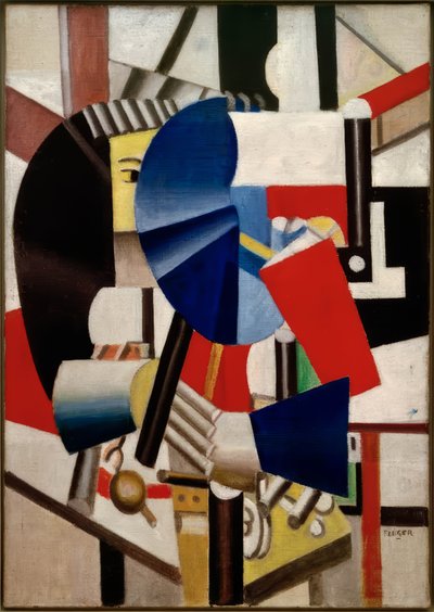Femme avec miroir - Fernand Leger