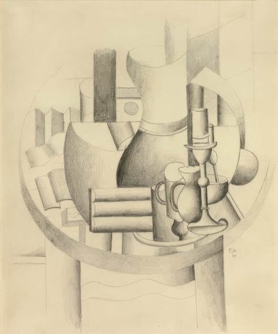 Nature morte sur table ronde - Fernand Leger